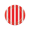 Red & White Stripes Plates